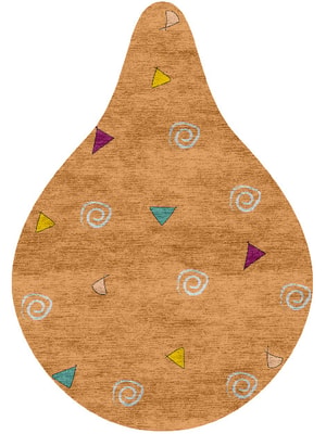 Fiesta Drop Hand Knotted Bamboo Silk custom handmade rug
