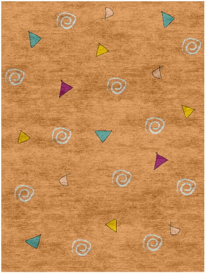 Fiesta Rectangle Hand Knotted Bamboo Silk custom handmade rug