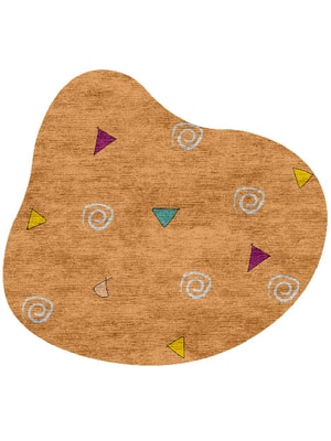Fiesta Splash Hand Knotted Bamboo Silk custom handmade rug