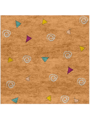 Fiesta Square Hand Knotted Bamboo Silk custom handmade rug