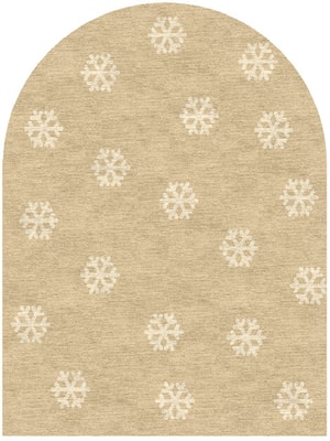 Flurry Arch Hand Knotted Tibetan Wool custom handmade rug
