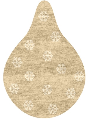 Flurry Drop Hand Knotted Bamboo Silk custom handmade rug