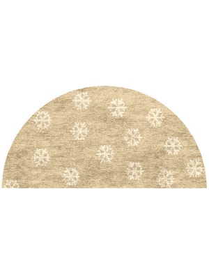 Flurry Halfmoon Hand Knotted Bamboo Silk custom handmade rug