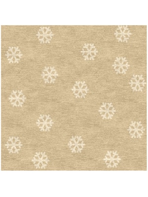 Flurry Square Hand Knotted Tibetan Wool custom handmade rug