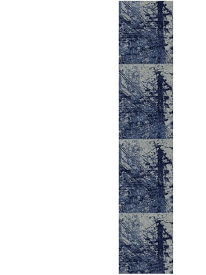 Flux Runner Hand Knotted Tibetan Wool custom handmade rug