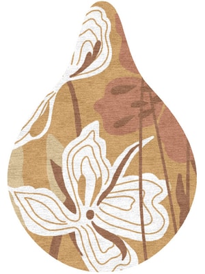 Frasera Drop Hand Knotted Tibetan Wool custom handmade rug
