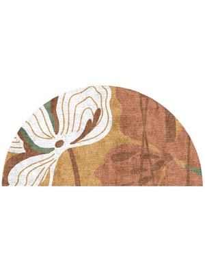 Frasera Halfmoon Hand Knotted Bamboo Silk custom handmade rug