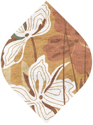 Frasera Ogee Hand Tufted Bamboo Silk custom handmade rug