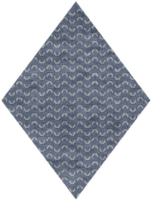 Frisson Diamond Hand Knotted Bamboo Silk custom handmade rug