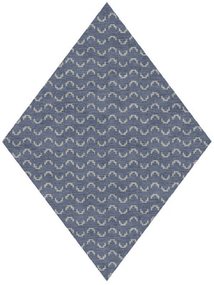 Frisson Diamond Hand Knotted Tibetan Wool custom handmade rug