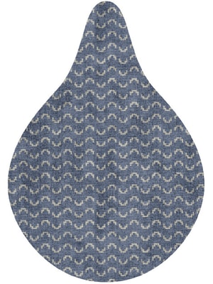 Frisson Drop Hand Knotted Bamboo Silk custom handmade rug