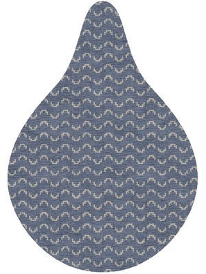 Frisson Drop Hand Knotted Tibetan Wool custom handmade rug