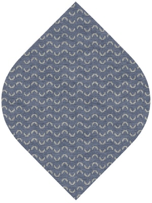 Frisson Ogee Hand Knotted Tibetan Wool custom handmade rug