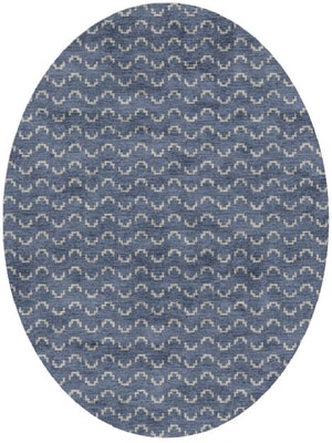 Frisson Oval Hand Knotted Bamboo Silk custom handmade rug