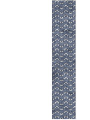 Frisson Runner Hand Knotted Bamboo Silk custom handmade rug