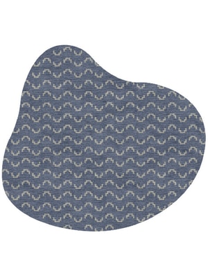 Frisson Splash Hand Knotted Tibetan Wool custom handmade rug