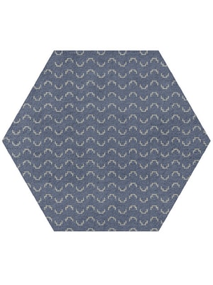 Frisson Hexagon Hand Tufted Pure Wool custom handmade rug