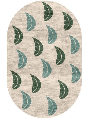 Frond Capsule Hand Knotted Bamboo Silk custom handmade rug