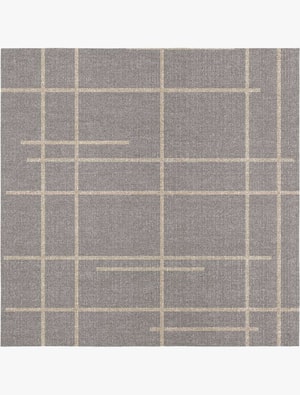 Fuse Square Flatweave New Zealand Wool custom handmade rug