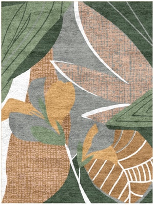 Garth Rectangle Hand Knotted Bamboo Silk custom handmade rug