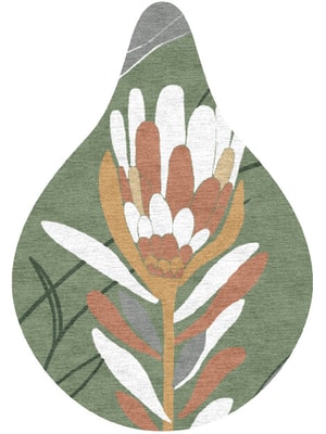 Gladdon Drop Hand Knotted Tibetan Wool custom handmade rug