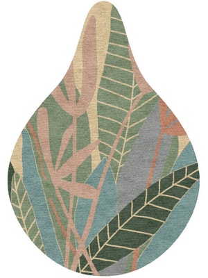 Goldenrod Drop Hand Knotted Tibetan Wool custom handmade rug