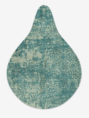 Graph Drop Hand Knotted Bamboo Silk custom handmade rug