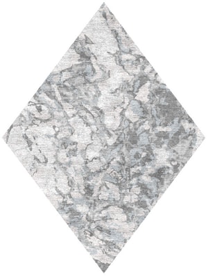 Gravel Diamond Hand Knotted Bamboo Silk custom handmade rug