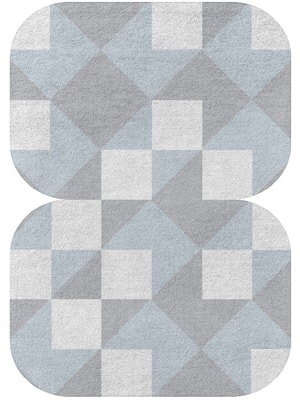 Grid Eight Hand Tufted Pure Wool custom handmade rug