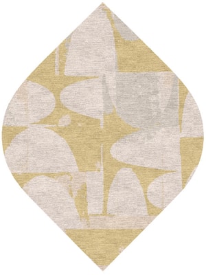 Harper Ogee Hand Knotted Tibetan Wool custom handmade rug