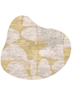 Harper Splash Hand Knotted Bamboo Silk custom handmade rug