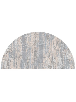 Haze Halfmoon Hand Knotted Tibetan Wool custom handmade rug