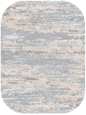 Haze Oblong Hand Knotted Tibetan Wool custom handmade rug