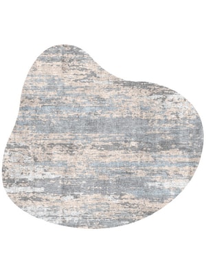 Haze Splash Hand Knotted Bamboo Silk custom handmade rug