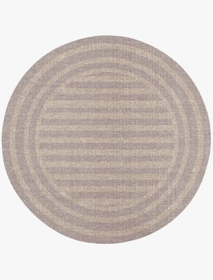 Hazel Round Flatweave New Zealand Wool custom handmade rug