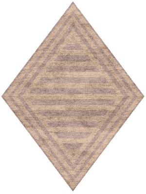 Hazel Diamond Hand Knotted Bamboo Silk custom handmade rug