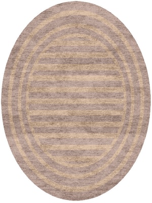 Hazel Oval Hand Knotted Bamboo Silk custom handmade rug