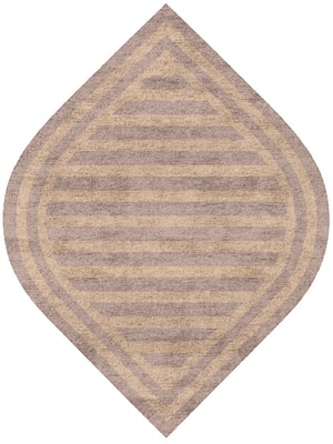 Hazel Ogee Hand Tufted Bamboo Silk custom handmade rug