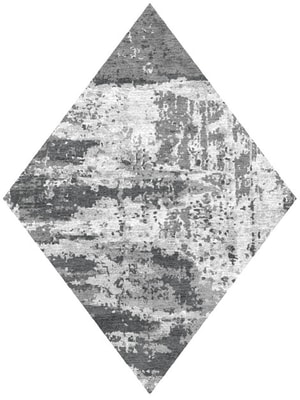 Heat Waves Diamond Hand Knotted Bamboo Silk custom handmade rug