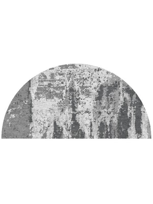 Heat Waves Halfmoon Hand Knotted Tibetan Wool custom handmade rug