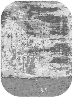 Heat Waves Oblong Hand Knotted Tibetan Wool custom handmade rug