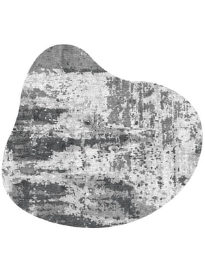 Heat Waves Splash Hand Knotted Bamboo Silk custom handmade rug