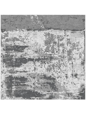 Heat Waves Square Hand Knotted Tibetan Wool custom handmade rug
