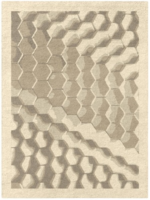 Hebi Rectangle Hand Tufted Pure Wool custom handmade rug