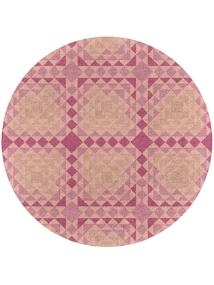 Hesphoros Round Hand Tufted Pure Wool custom handmade rug