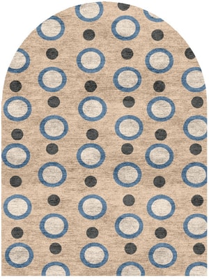 Hoop Arch Hand Knotted Bamboo Silk custom handmade rug