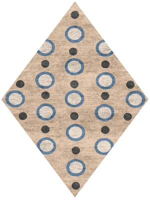 Hoop Diamond Hand Knotted Bamboo Silk custom handmade rug