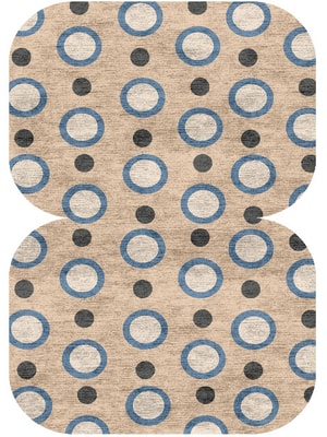 Hoop Eight Hand Knotted Bamboo Silk custom handmade rug