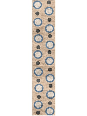 Hoop Runner Hand Knotted Bamboo Silk custom handmade rug