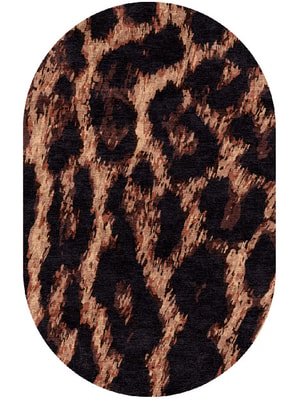 Hunting Leopard Capsule Hand Knotted Bamboo Silk custom handmade rug